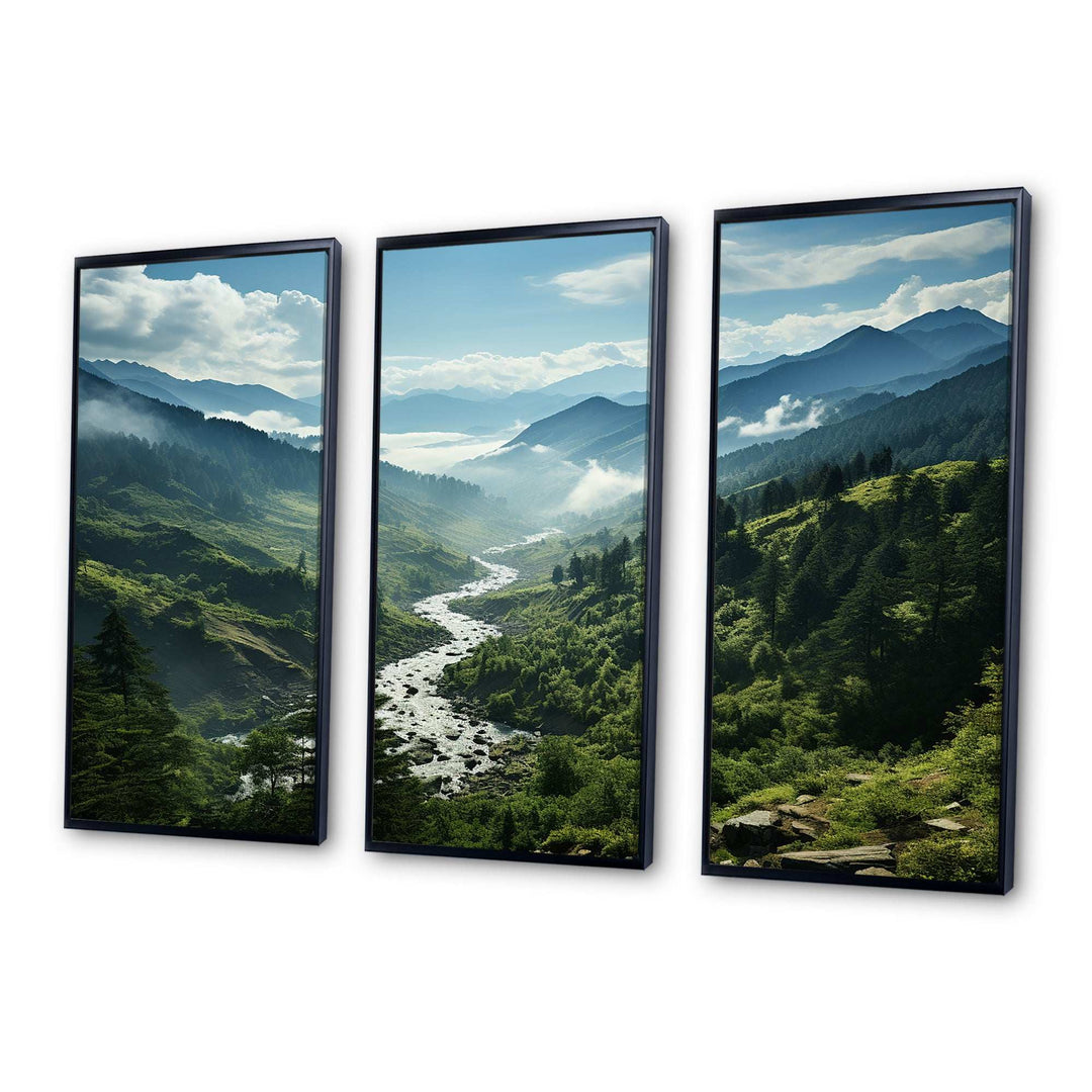 USA Great Smoky Mountains Landscape I - Multi-Panel Canvas Prints