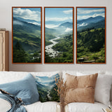 USA Great Smoky Mountains Landscape I - Multi-Panel Canvas Prints