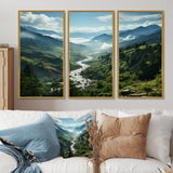 USA Great Smoky Mountains Landscape I - Multi-Panel Canvas Prints
