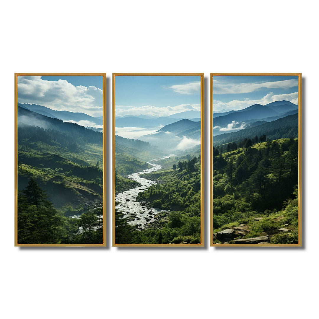 USA Great Smoky Mountains Landscape I - Multi-Panel Canvas Prints