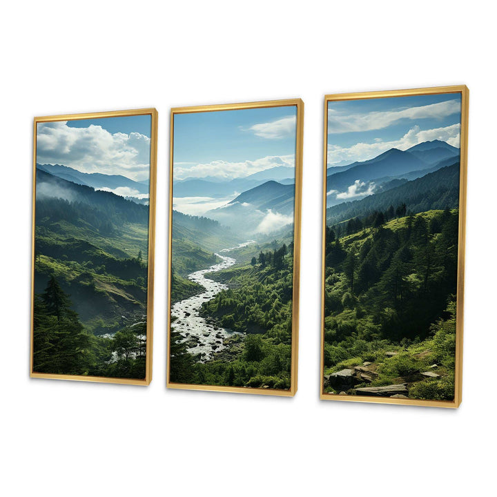 USA Great Smoky Mountains Landscape I - Multi-Panel Canvas Prints