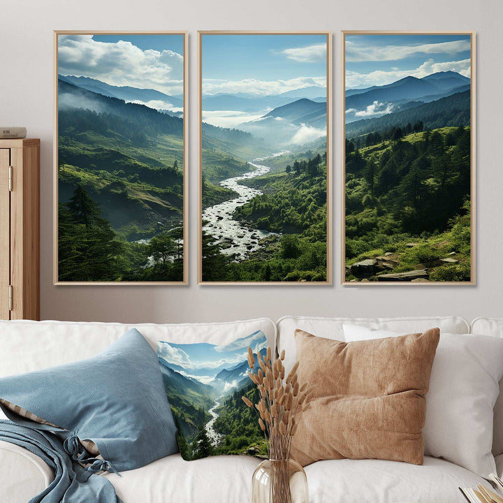 USA Great Smoky Mountains Landscape I - Multi-Panel Canvas Prints