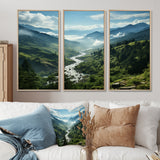 USA Great Smoky Mountains Landscape I - Multi-Panel Canvas Prints