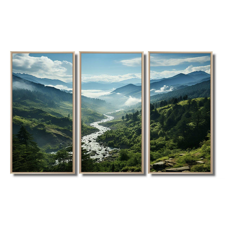 USA Great Smoky Mountains Landscape I - Multi-Panel Canvas Prints