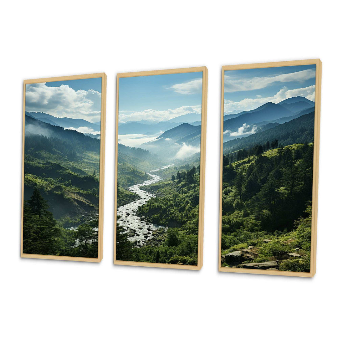 USA Great Smoky Mountains Landscape I - Multi-Panel Canvas Prints