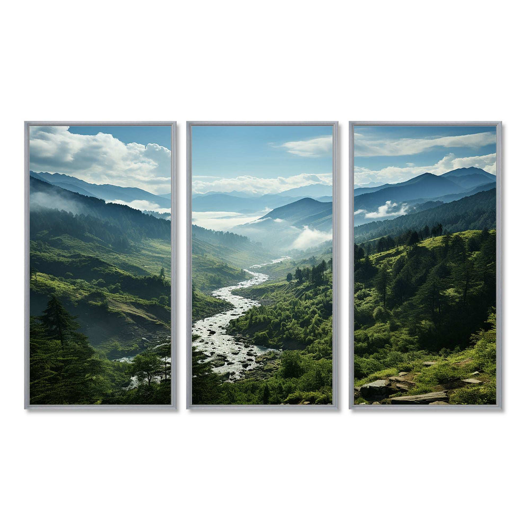 USA Great Smoky Mountains Landscape I - Multi-Panel Canvas Prints