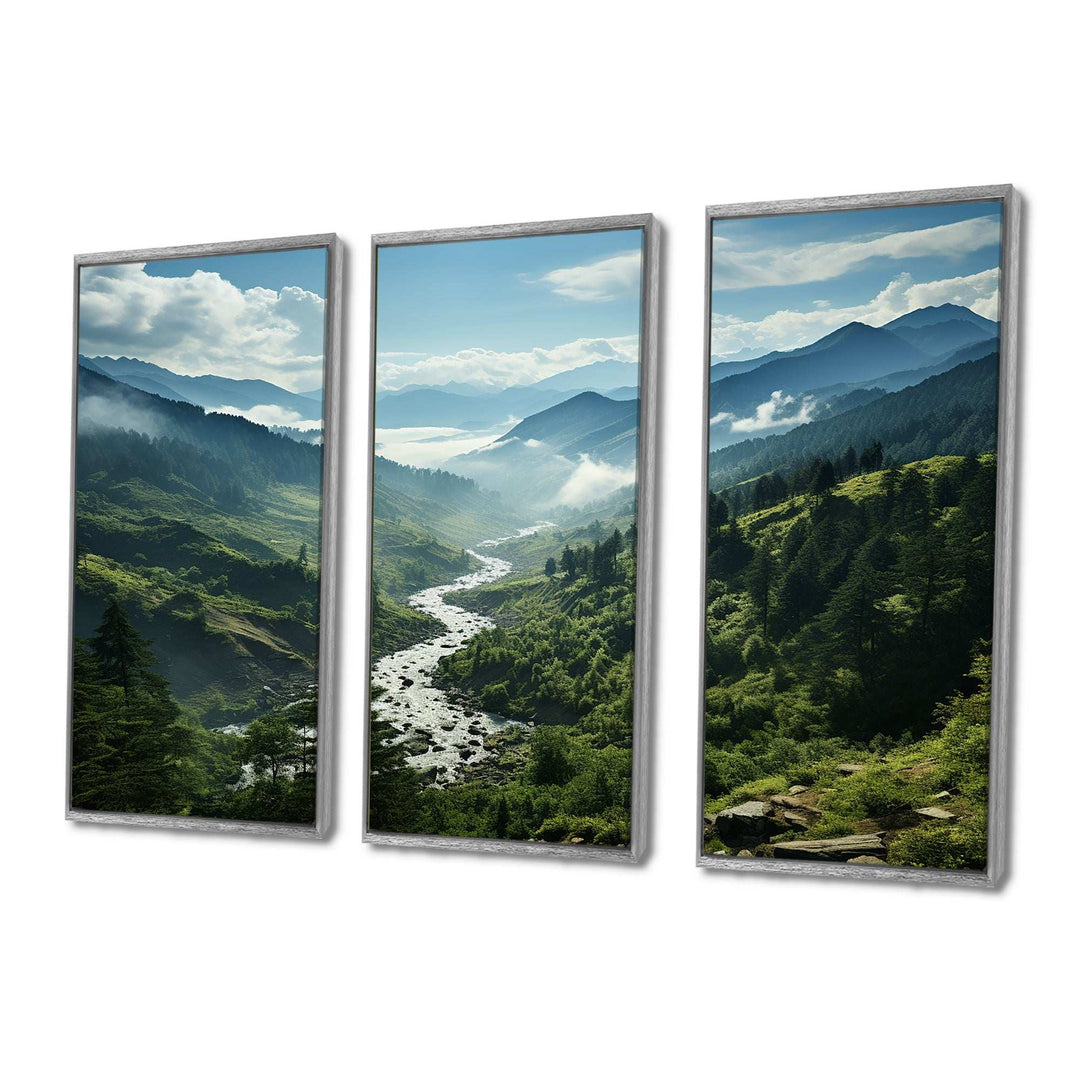 USA Great Smoky Mountains Landscape I - Multi-Panel Canvas Prints
