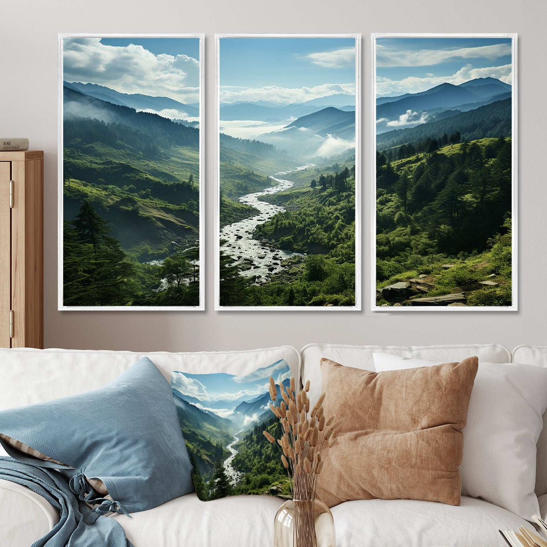 USA Great Smoky Mountains Landscape I - Multi-Panel Canvas Prints