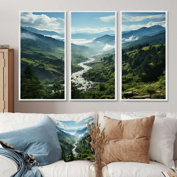 USA Great Smoky Mountains Landscape I - Multi-Panel Canvas Prints