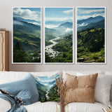 USA Great Smoky Mountains Landscape I - Multi-Panel Canvas Prints