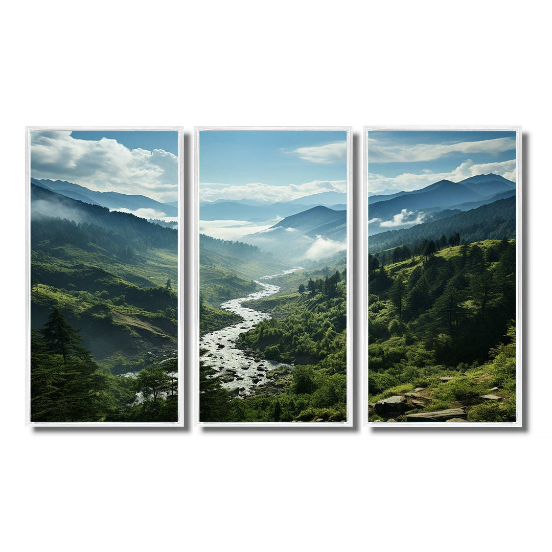 USA Great Smoky Mountains Landscape I - Multi-Panel Canvas Prints