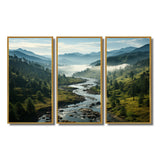 USA Great Smoky Mountains Landscape III - Canvas Wall Art Sets