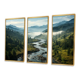 USA Great Smoky Mountains Landscape III - Canvas Wall Art Sets