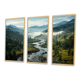 USA Great Smoky Mountains Landscape III - Canvas Wall Art Sets