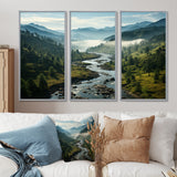 USA Great Smoky Mountains Landscape III - Canvas Wall Art Sets