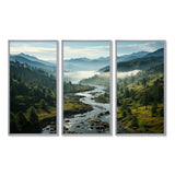 USA Great Smoky Mountains Landscape III - Canvas Wall Art Sets