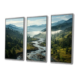 USA Great Smoky Mountains Landscape III - Canvas Wall Art Sets