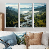 USA Great Smoky Mountains Landscape III - Canvas Wall Art Sets