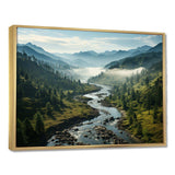 USA Great Smoky Mountains Landscape III - Landscapes Canvas Wall Art