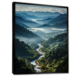 USA Great Smoky Mountains & Rivers - Landscapes Canvas Wall Art