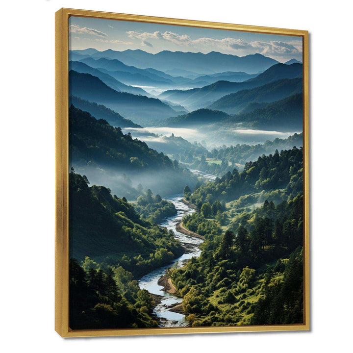 USA Great Smoky Mountains &amp; Rivers - Landscapes Canvas Wall Art