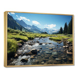 USA Rocky Mountain National Park River I - Landscapes Canvas Wall Art