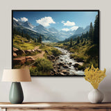 USA Rocky Mountain National Park River II - Landscapes Canvas Wall Art