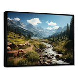 USA Rocky Mountain National Park River II - Landscapes Canvas Wall Art