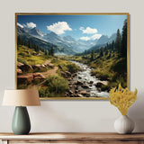 USA Rocky Mountain National Park River II - Landscapes Canvas Wall Art