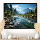 USA Yosemite National Park Landscape III - Landscapes Canvas Wall Art