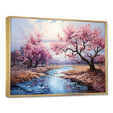 Vangogh Blossoming Almond Trees I - Landscapes Canvas Wall Art