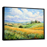 Vangogh Rolling Hills I - Landscapes Canvas Wall Art