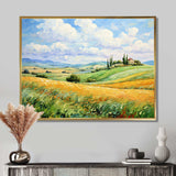 Vangogh Rolling Hills I - Landscapes Canvas Wall Art