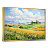 Vangogh Rolling Hills I - Landscapes Canvas Wall Art