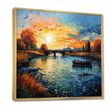 Vangogh The Bridge At Arles II - Landscapes Canvas Wall Art