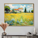 Vangogh The Yellow House In Arles I - Landscapes Canvas Wall Art