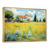 Vangogh The Yellow House In Arles I - Landscapes Canvas Wall Art