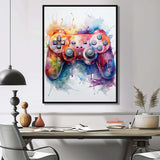 Colorful Video Game Gameplay Bliss - Fashion Canvas Wall Art