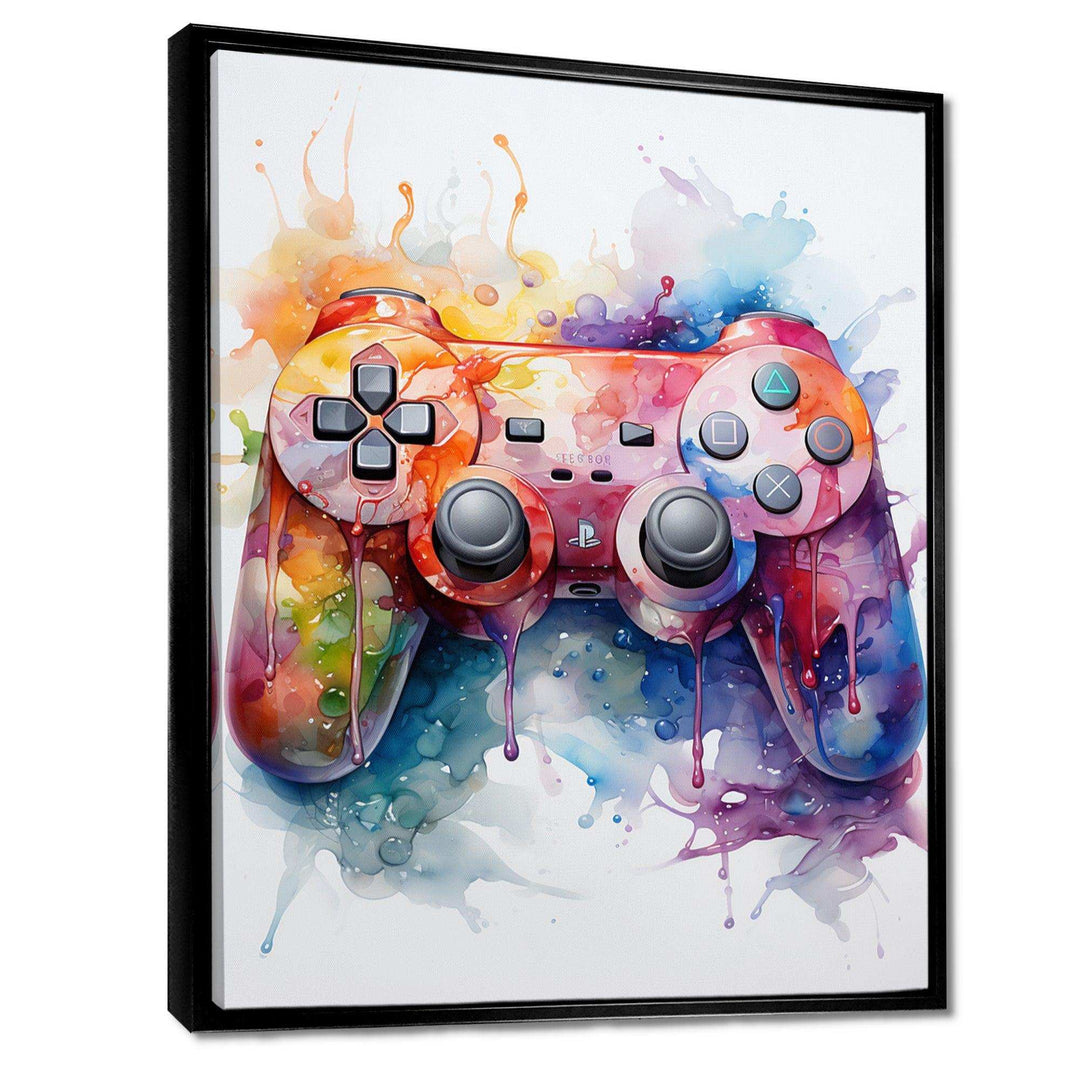 Colorful Video Game Gameplay Bliss - Fashion Canvas Wall Art