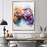 Colorful Video Game Gameplay Bliss - Fashion Canvas Wall Art