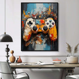 Colorful Video Game Gameplay Delight II - Fashion Canvas Wall Art