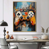 Colorful Video Game Gameplay Delight II - Fashion Canvas Wall Art