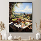 Vineyard Rendezvous In Rioja I - Landscapes Canvas Wall Art