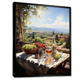 Vineyard Rendezvous In Rioja I - Landscapes Canvas Wall Art