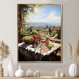 Vineyard Rendezvous In Rioja I - Landscapes Canvas Wall Art