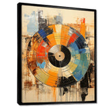 Vinyl Record Retro Vinyl II - Fashion Canvas Wall Art