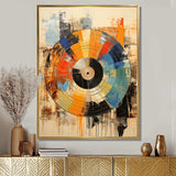 Vinyl Record Retro Vinyl II - Fashion Canvas Wall Art