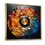 Colorful Vinyl Record Vinyl Mosaic II - Fashion Canvas Wall Art