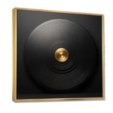 Black and Gold Vinyl Serenade II - Fashion Canvas Wall Art