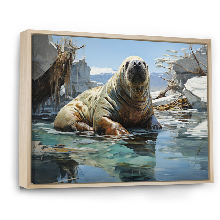 Walrus Arctic Serenade - Walrus Home Decor Art